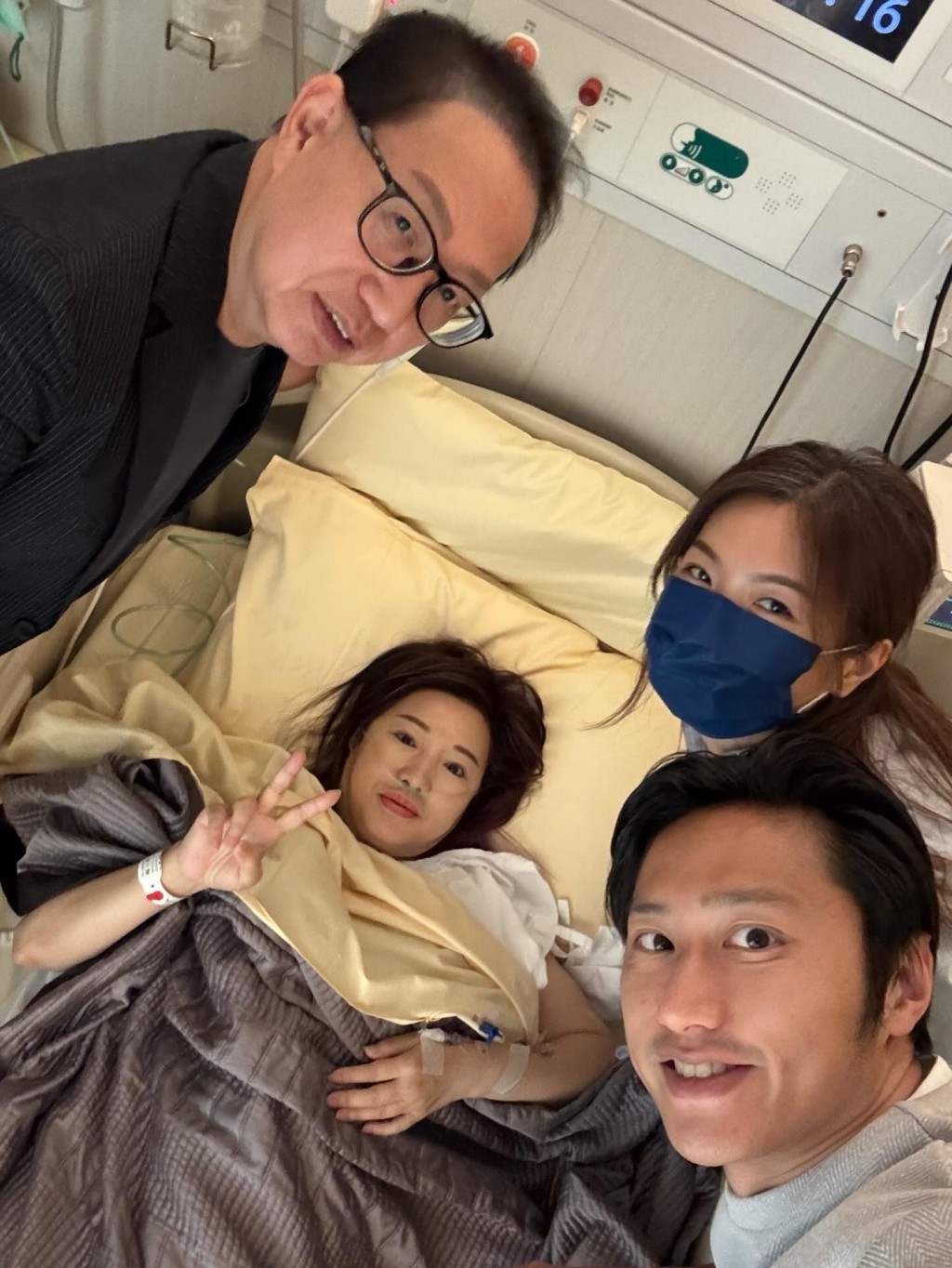 梅小青今日在IG出PO透露近日入院檢查。 梅小青今日在IG出PO透露近日入院檢查。