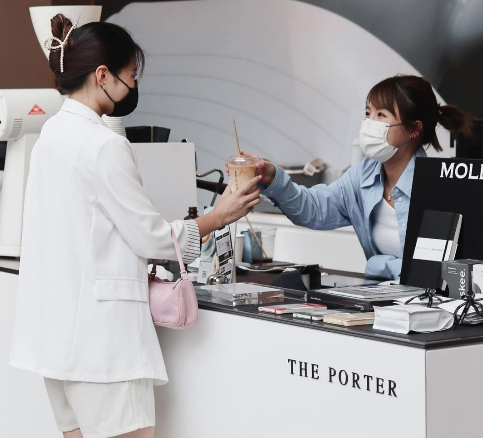 合作品牌之一的The Porter亦是近年的人氣咖啡店。
