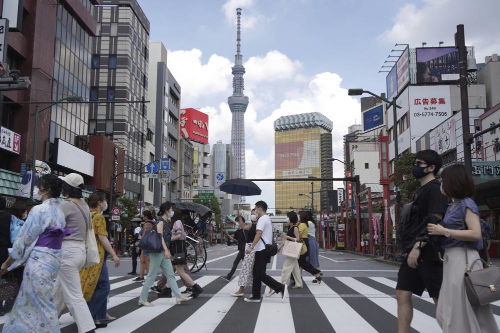 日本將重新接待外國旅行團入境。AP資料圖片