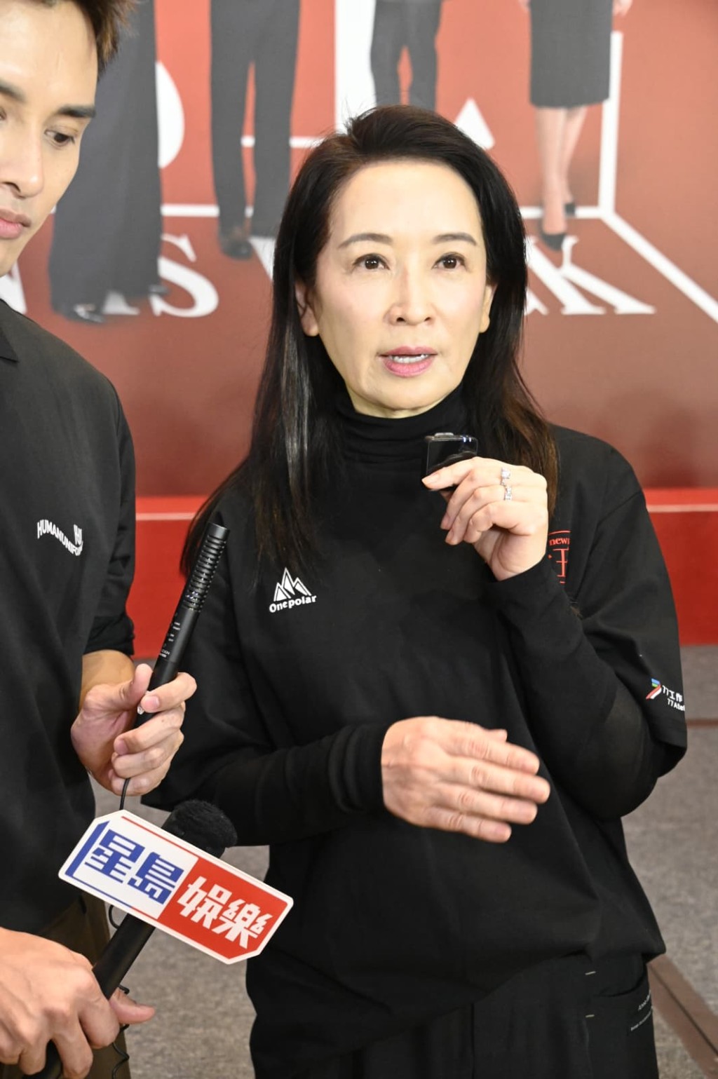 龔慈恩出席《新聞女王2》宣傳活動,她憑該人氣劇提名「女配角」。 龔慈恩出席《新聞女王2》宣傳活動,她憑該人氣劇提名「女配角」。