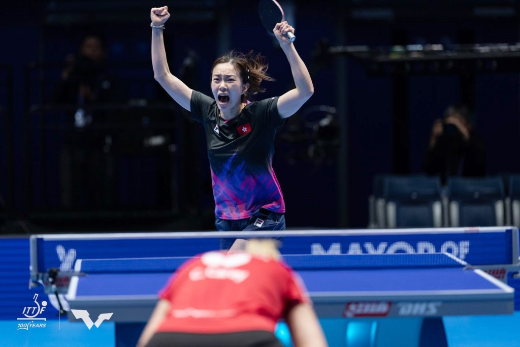 左手的吳詠琳都有能在自己負責的單打取得勝仗。WTT 圖