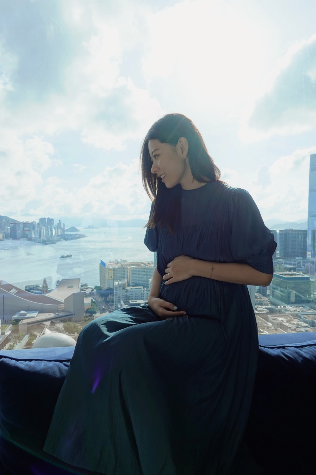 Robynn說胎兒這兩周突然急速成長，隱瞞不了。