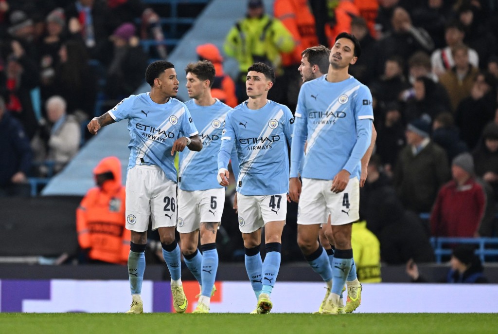 曼城0：2利华古逊。路透社