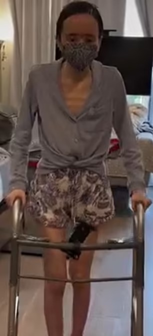 史密斯出事後變成殘障。網圖 史密斯出事後變成殘障。網圖