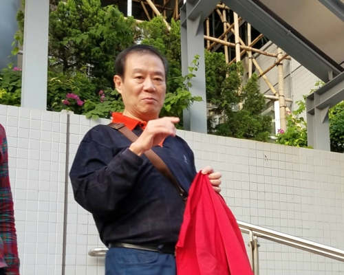 60歲被告何穗生。法庭記者攝
