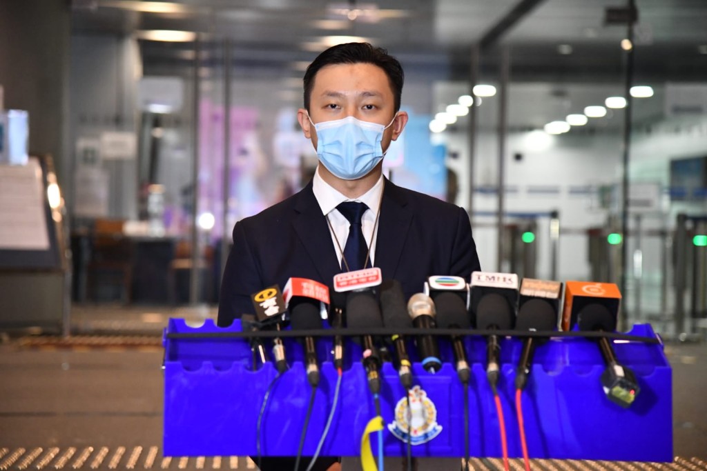 灣仔警區重案組第一隊主管黃長俊高級督察。徐裕民攝