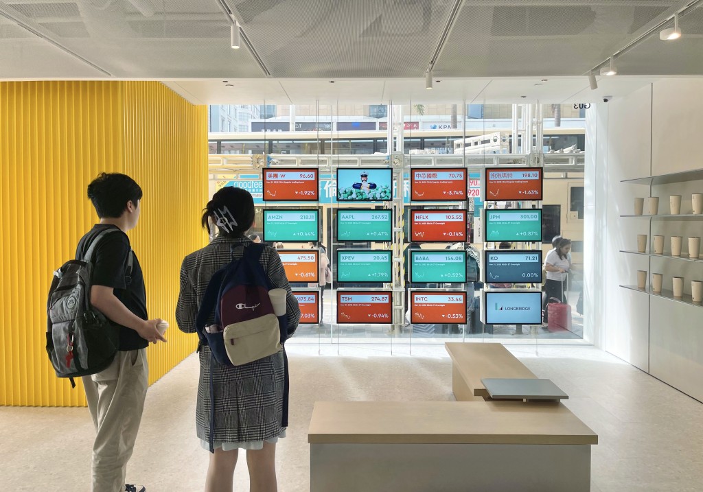 长桥证券一年多开设三个据点,图为尖沙咀弥敦道据点。 长桥证券一年多开设三个据点,图为尖沙咀弥敦道据点。