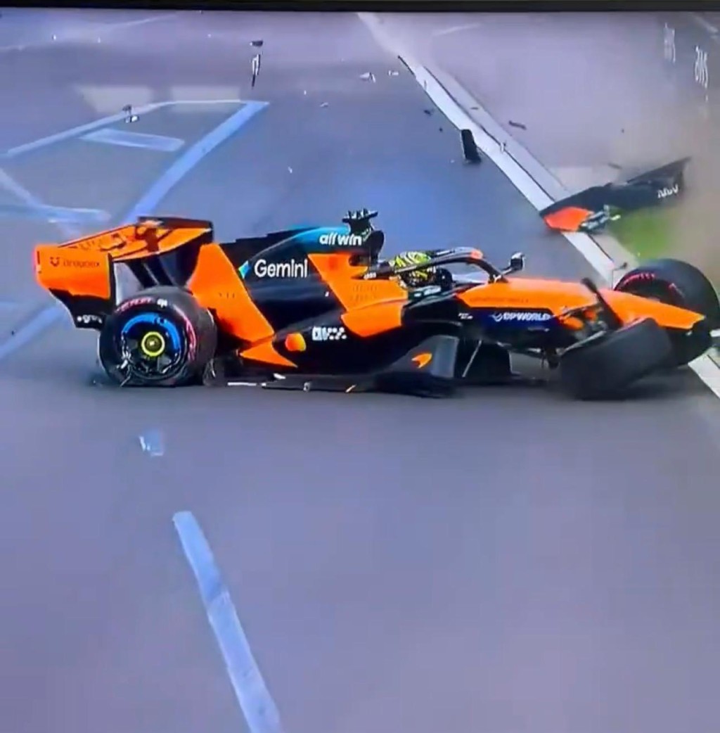 皮亚斯利出场圈慢速炒车。社交媒体X截图