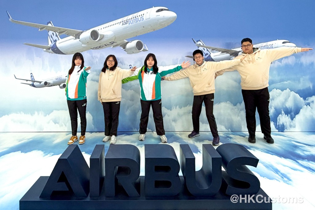 Customs YES會員在今次文化探索之旅，曾到「兩航起義」主題展館及空中客車（天津）總裝有限公司。香港海關FB圖片