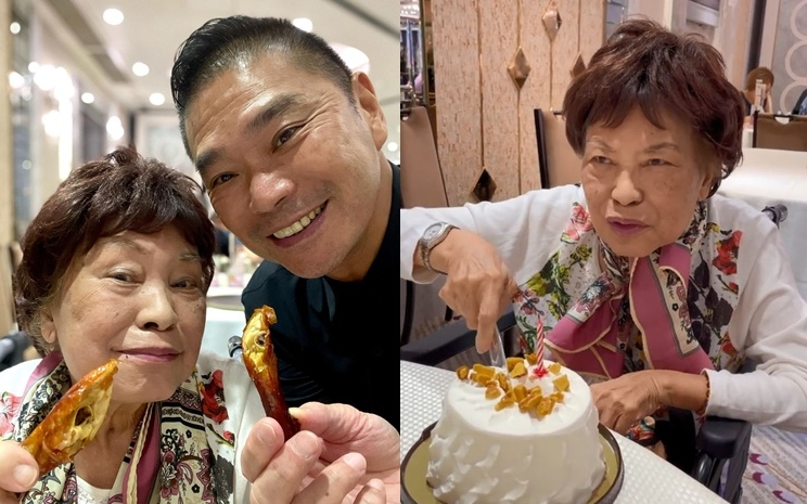鄧達智更正了余慕蓮的生日日期,並為她預祝84歲生日。
