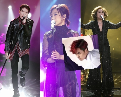 林憶蓮、杜麗莎、蕭敬騰於《歌手》首集出場。