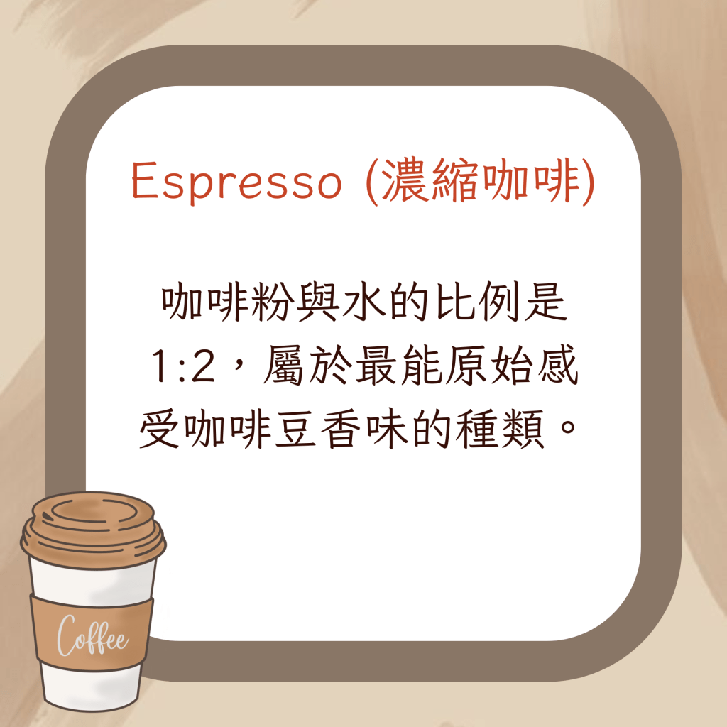 Espresso (濃縮咖啡)