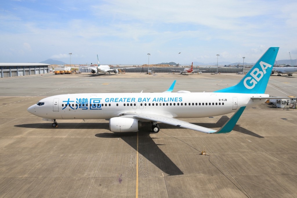 许汉忠表示现时航空业整体恢复至2019年的约7成。图：大湾区航空公司