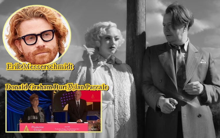 Erik MesserschmidtDonald 與Graham Burt及Jan Pascale分別憑《曼克》奪獎。