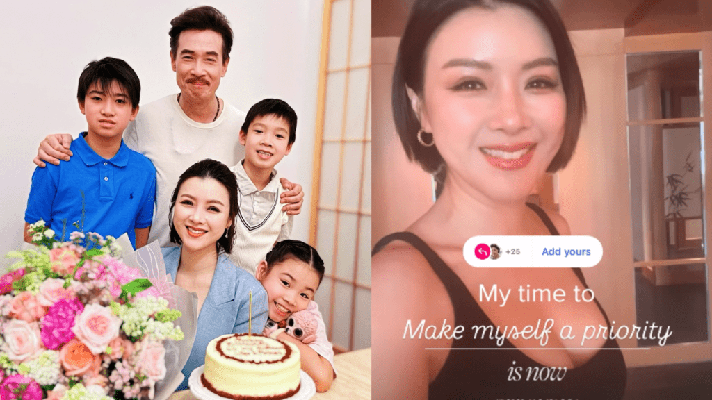 陳茵媺撇甩子女遊首爾解放上圍  吊帶低胸背心重現豐滿身材  Aimee：現在要把自己放首位
