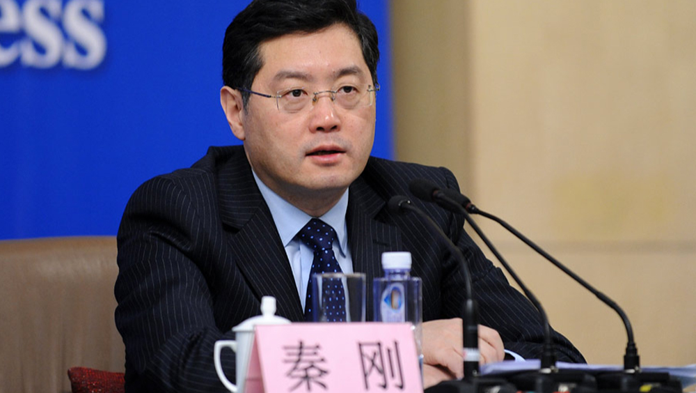 中國外交部長秦剛。資料圖片