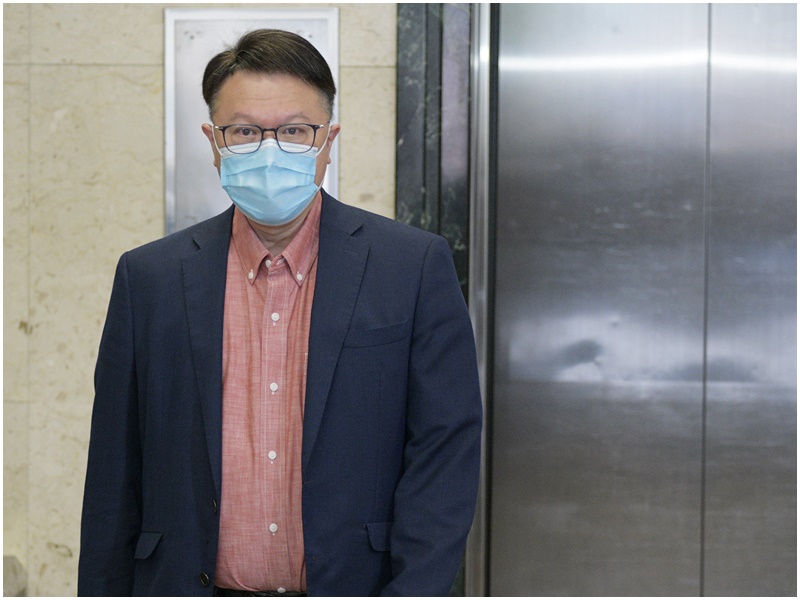 許樹昌讚揚政府為居於中介宿舍的外傭免費檢測,做法反應敏捷。資料圖片