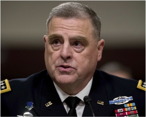 特朗普即將提名陸軍參謀長米萊出任參謀長聯席會議主席。 AP  