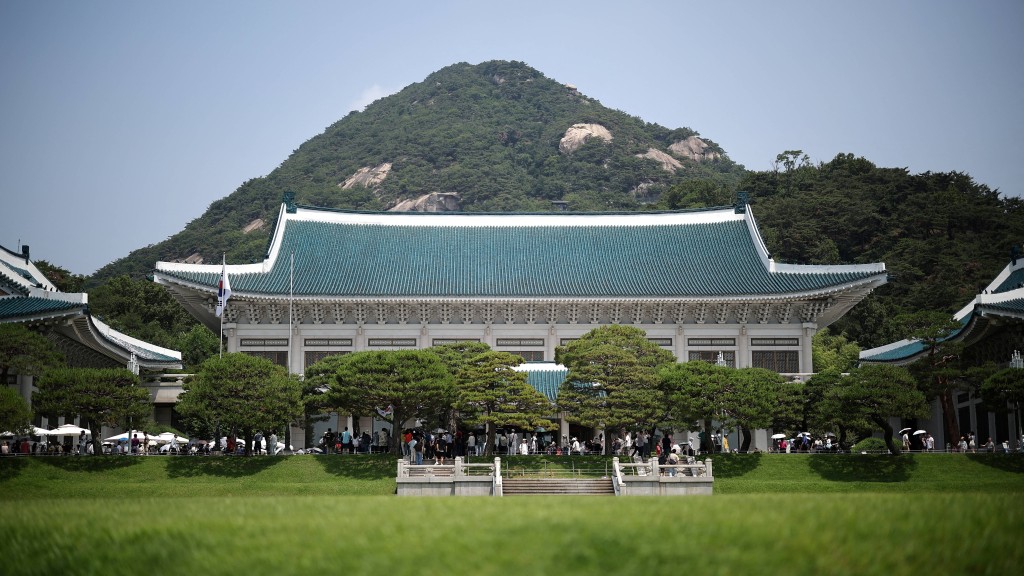 南韓總統辦公室下周一正式遷回青瓦台。 路透社