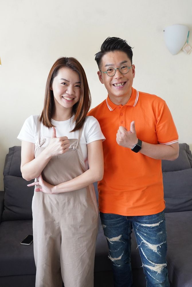 林曉峰與西瓜兩舅甥難得合作。