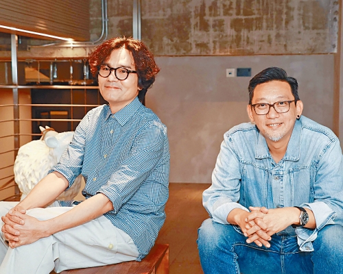 林家楝（左）和郑保瑞合作无间。