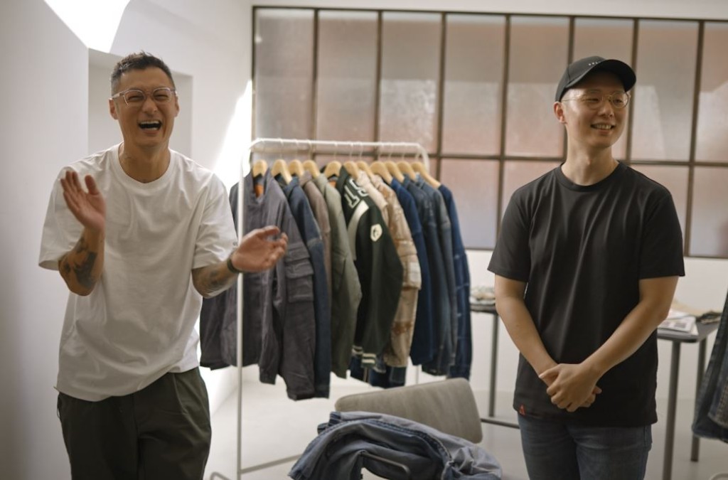 節目中當然還有他熱愛時裝。