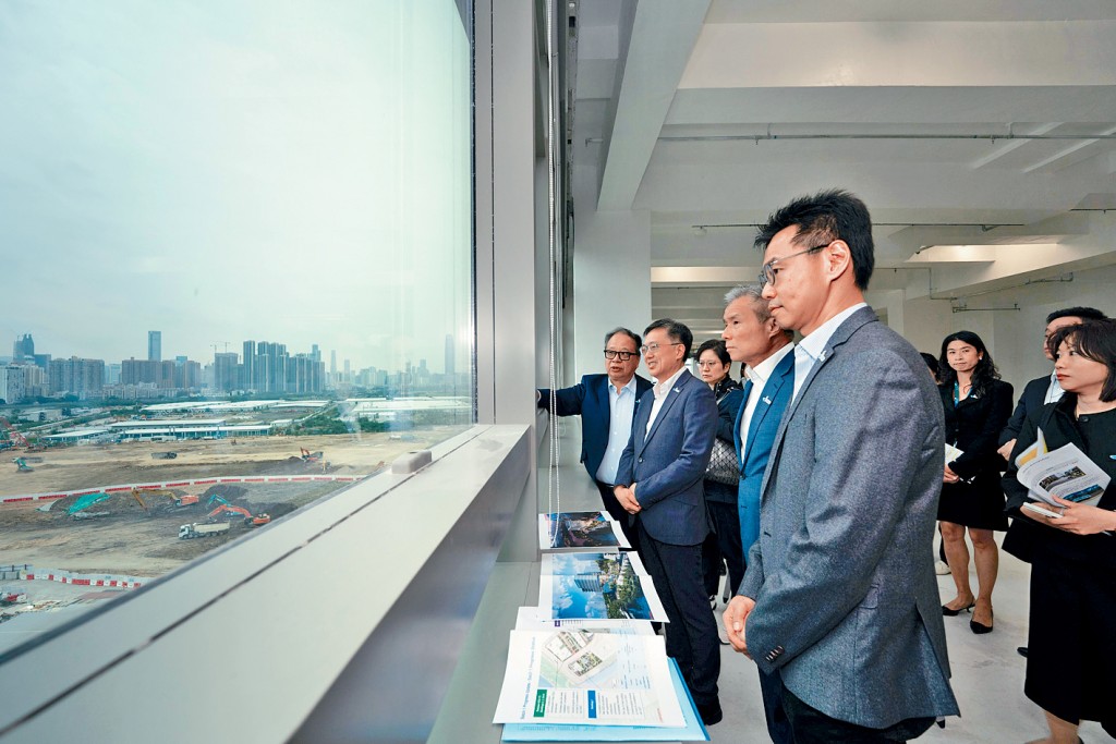 蔡傑銘指河套香港園區的獨特優勢，體現於「一國兩制」下的特殊定位。