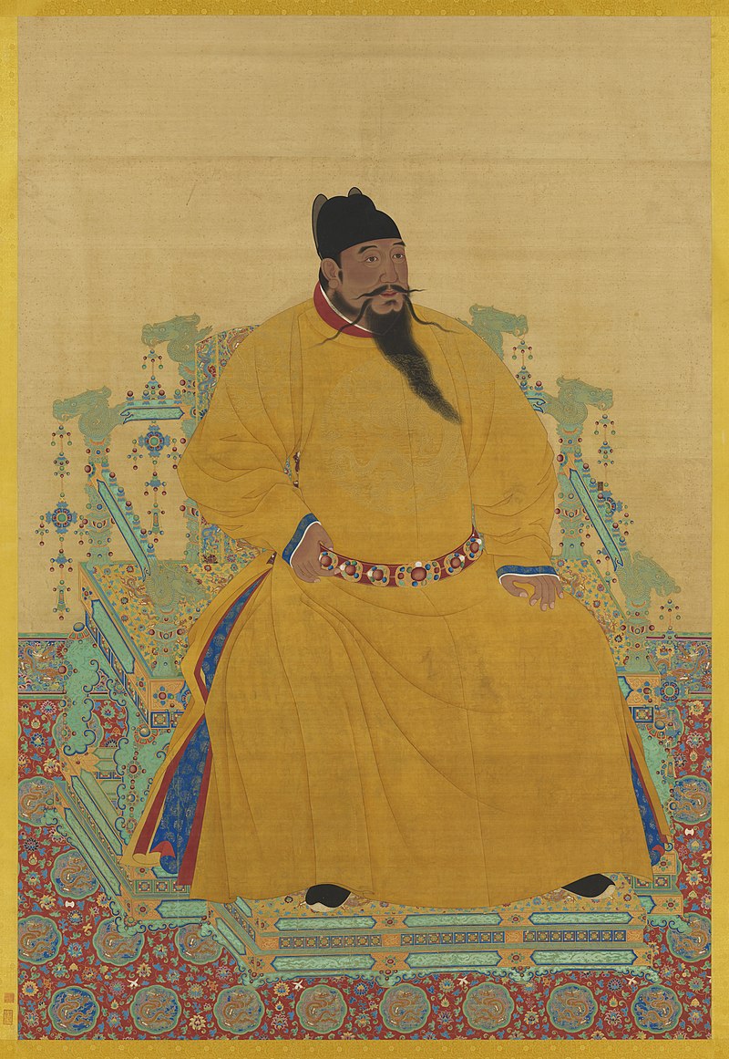 明成祖朱棣（在位：1402年－1424年）（维基百科图片）