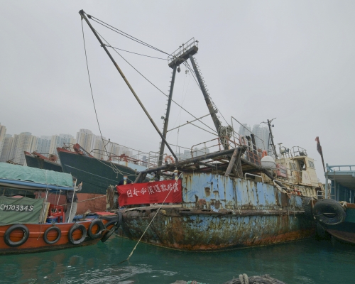 保釣號「啟豐二號」有機會被充公，加上船身已經日久失修，委員會計畫發起眾籌購入新船，延續保釣行動。陳浩元攝