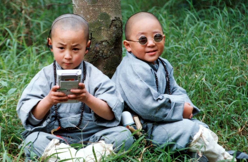 郝劭文（右）和释小龙凭电影《笑林小子》及《笑林小子2：新乌龙院》为人熟悉。