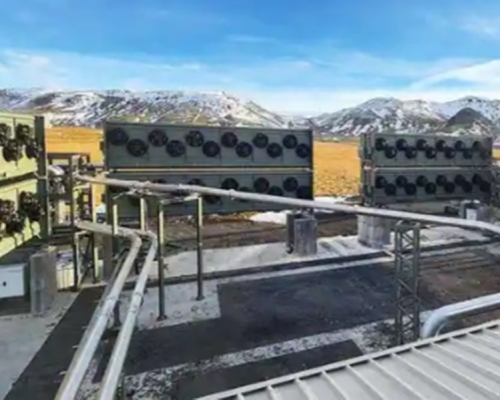 這座工廠由瑞士Climeworks和冰島Carbfix新創公司打造。