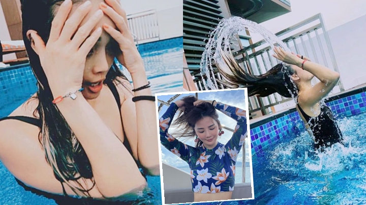 容祖兒阿Sa三亞度假兼叉電,罕晒泳照獲網民激讚。