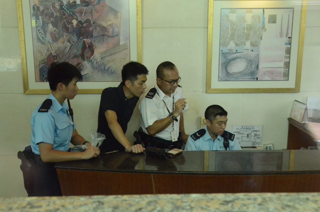 警方到場調查。