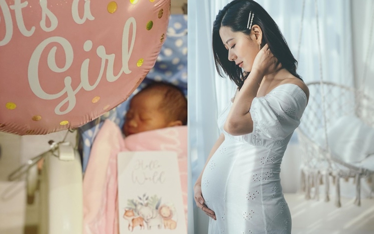 叶晴晴宣布上周六诞下B女，重7.8磅。