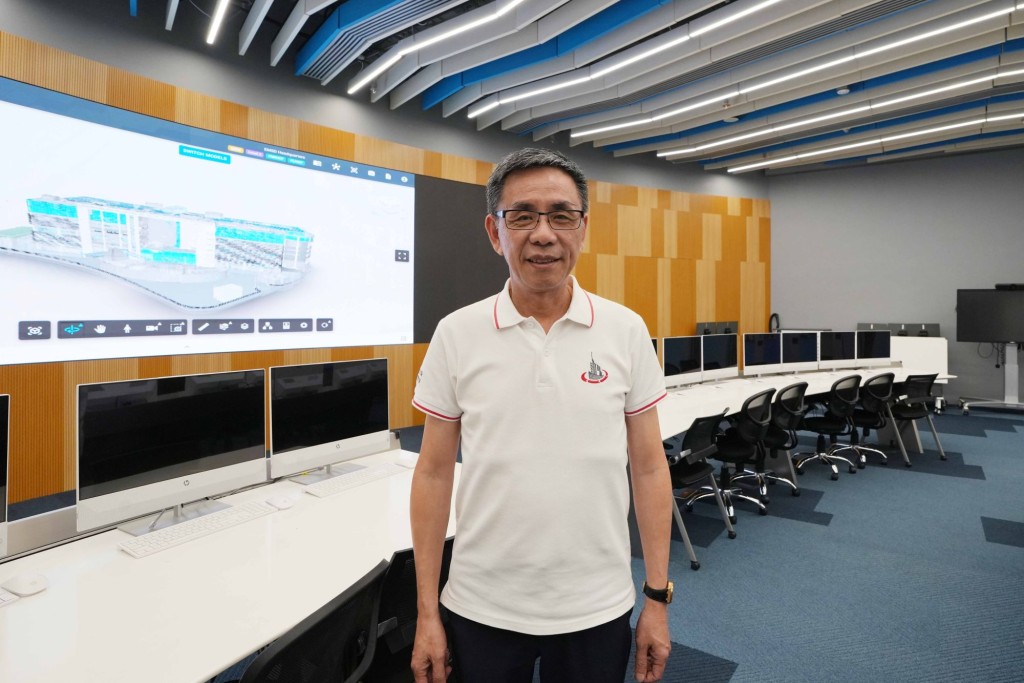 伍新華指出，BIM技術能大幅提升各工種分包商工作效率。甯漢豪網誌圖片