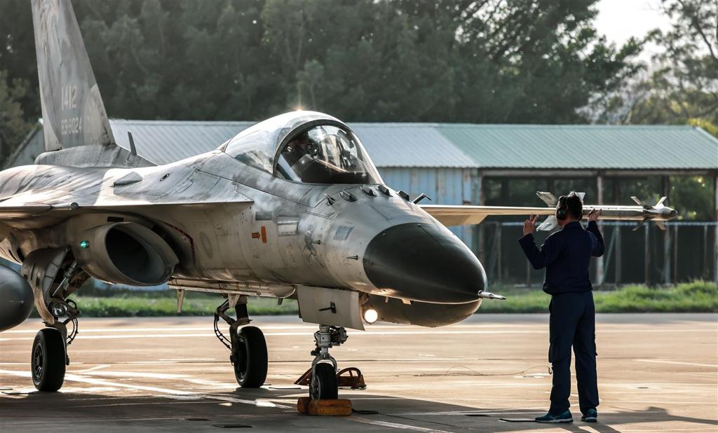 台灣空軍IDF戰機。中時