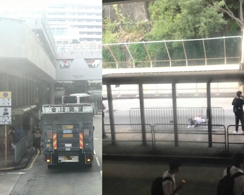 葵盛西邨男子墮樓倒臥馬路。突發事故報料區圖片