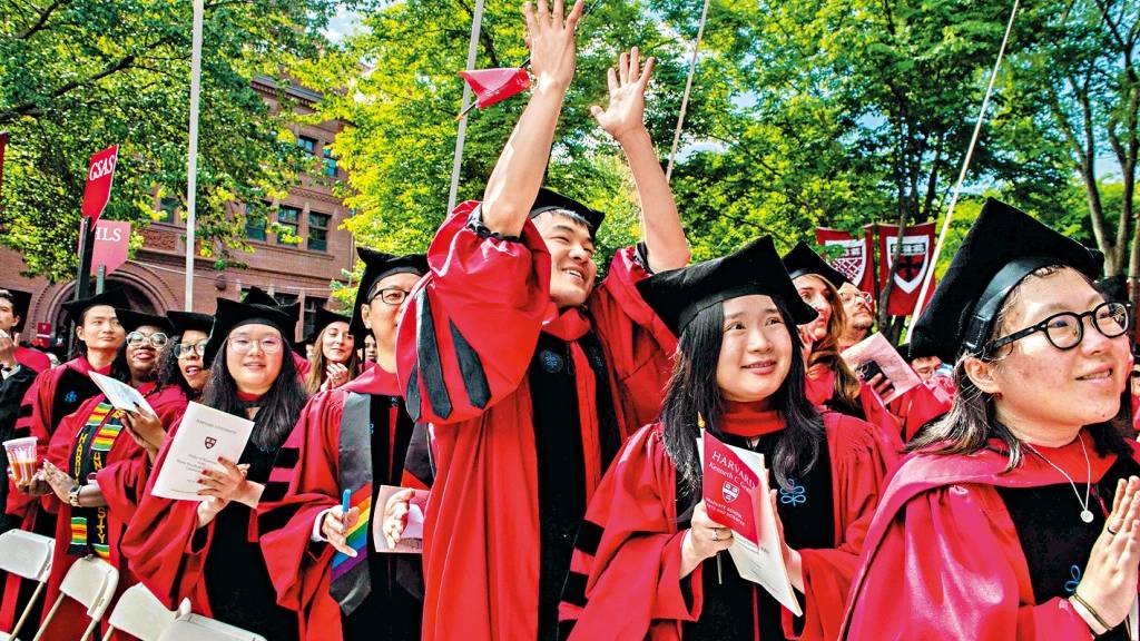 哈佛大學5月舉行畢業禮。法新社