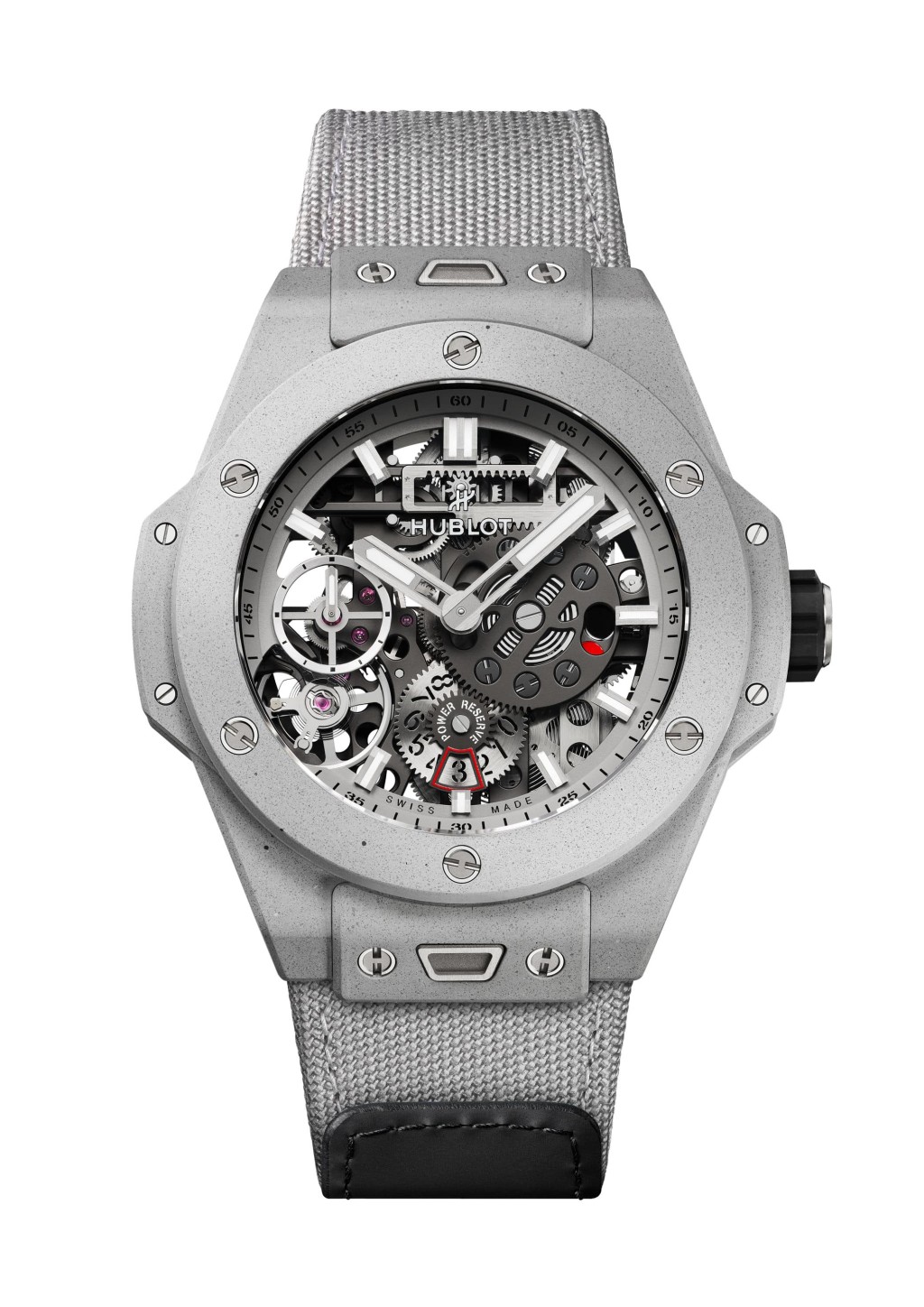 Hublot Big Bang Meca-10 Concrete Jungle，錶殼：44mm混凝/ 機芯：HUB1201自動/ 售價：34,100美元。