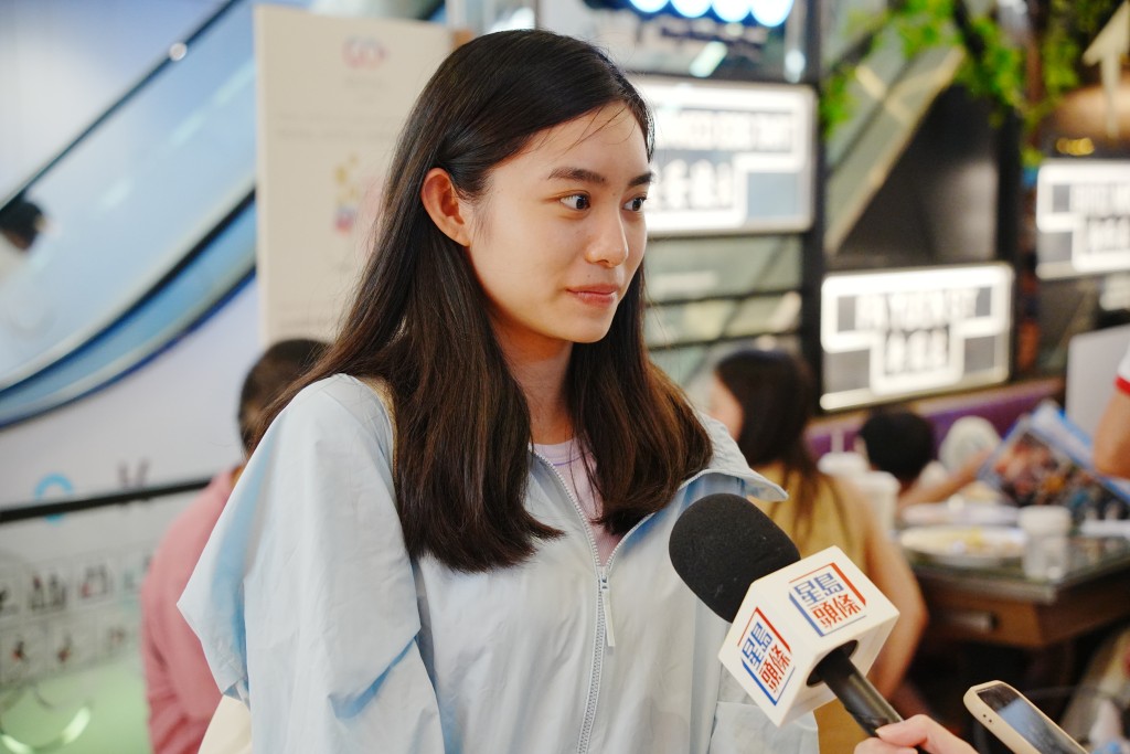 來自台灣的陳小姐。汪旭峰攝 來自台灣的陳小姐。汪旭峰攝
