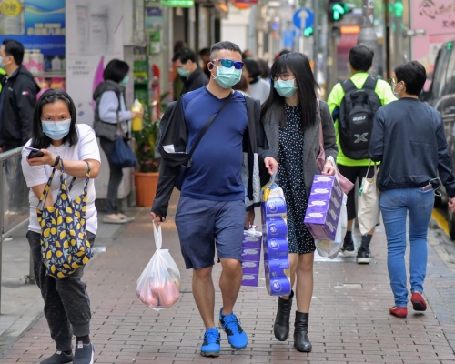 禁止群組聚集措施周日生效,禁止公眾地方多於四人聚集。資料圖片