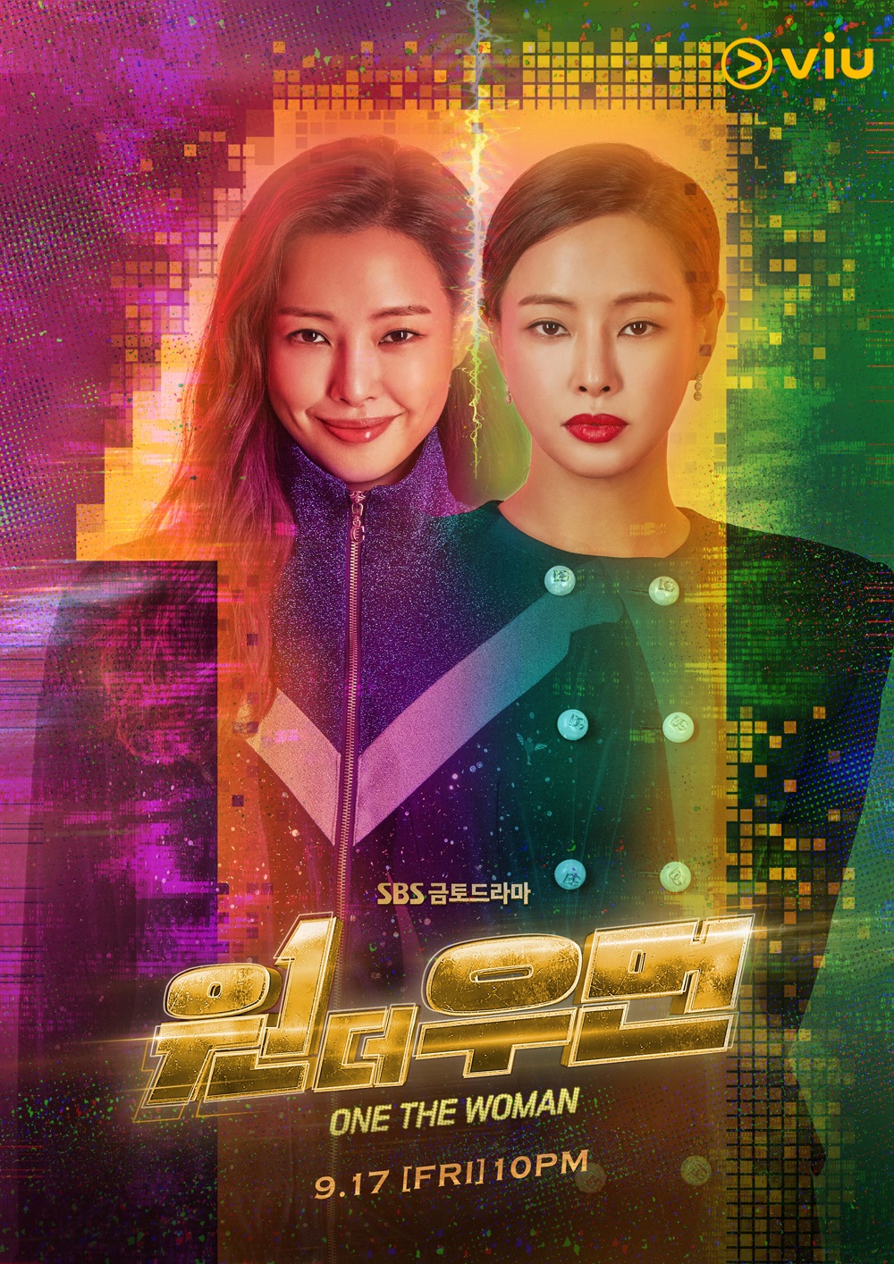 李荷妮在《One the Woman》分飾兩個角色。