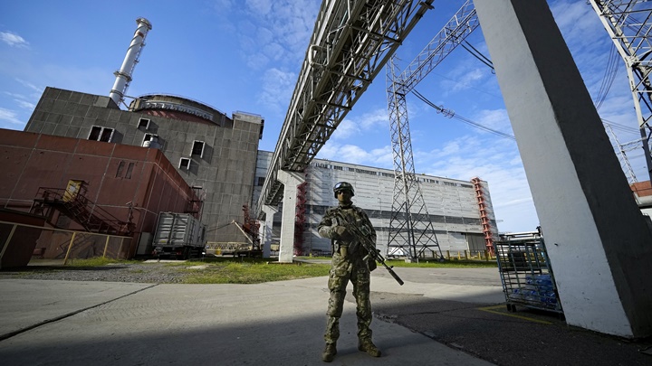 扎波羅熱核電廠危機在宣言中受到關注。AP圖片