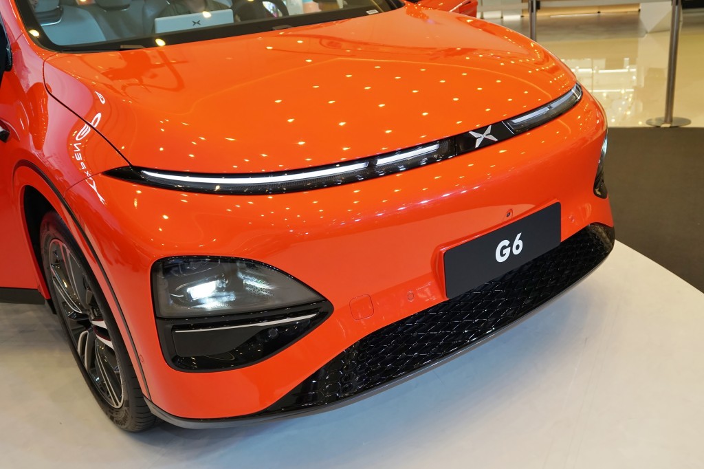 小鵬汽車XPENG純電G6 SUV的簡約流麗造型富未來感，風阻僅0.248Cd。