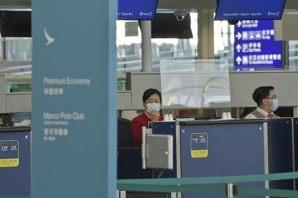國泰航空營運的客機在1月2至15日禁止從曼徹斯特來港。資料圖片