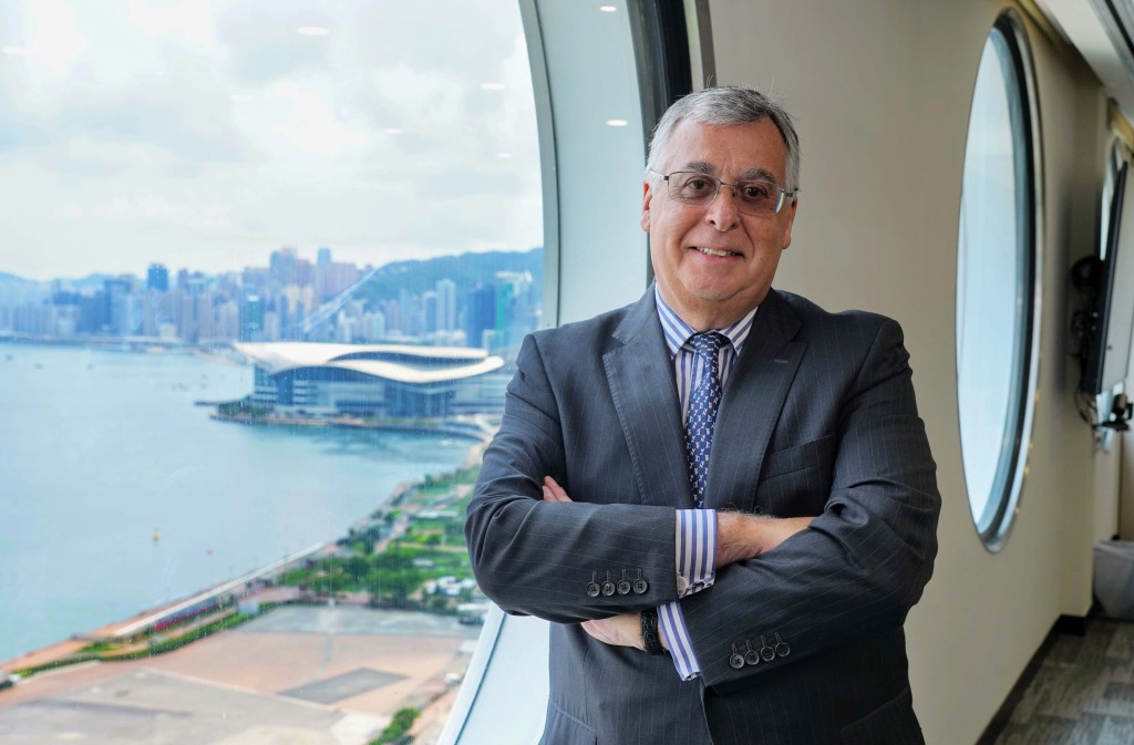 布英達指,香港作為全球首選爭議解決中心的認受性越來越高。葉偉豪攝 布英達指,香港作為全球首選爭議解決中心的認受性越來越高。葉偉豪攝