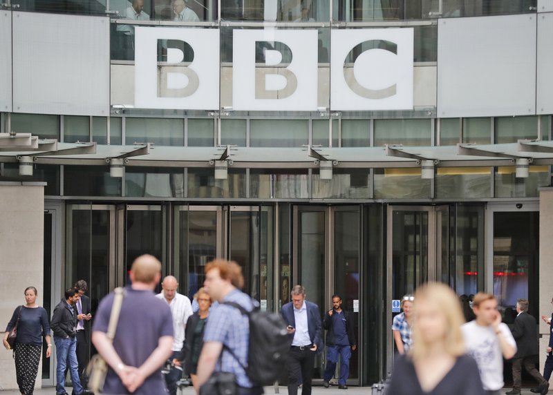 多名BBC的男主持事後否認與事件有關。  資料圖片