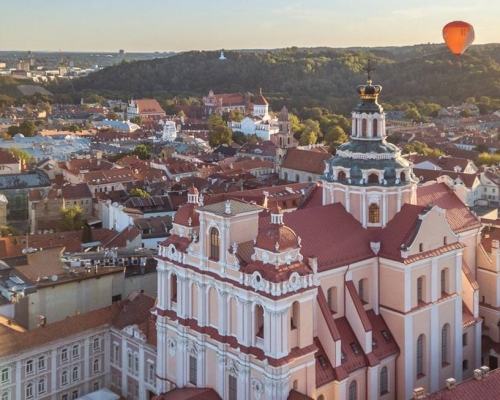 立陶宛的首都和最大的城市維爾紐斯。立陶宛旅遊局網站圖片