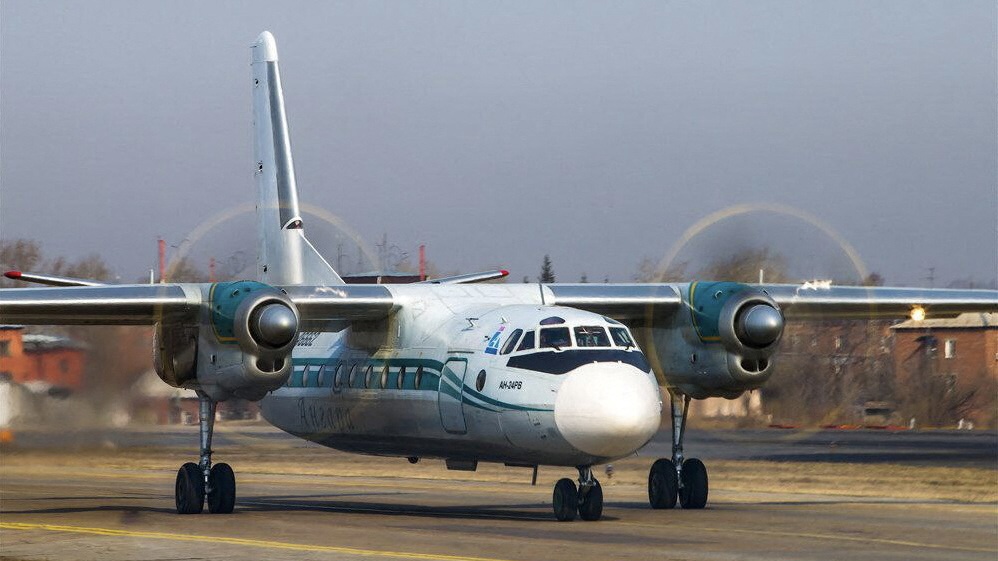 安加拉航空An-24客機。 路透社