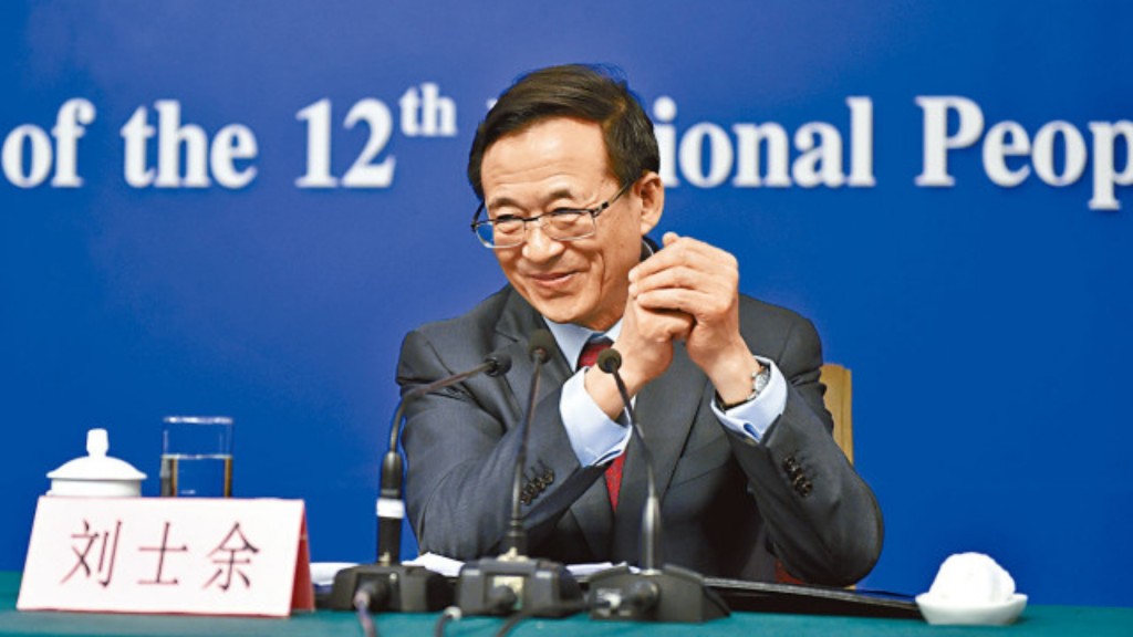 中国证监会原主席刘士余。资料图片